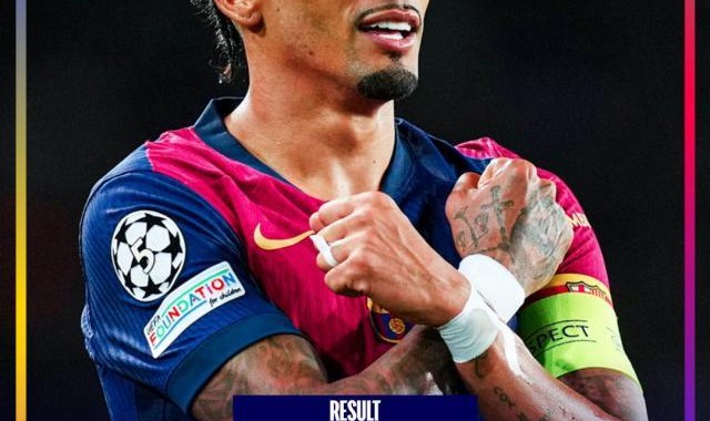 【欧冠】巴萨4比1复仇拜仁，拉菲戴帽，莱万弑旧主